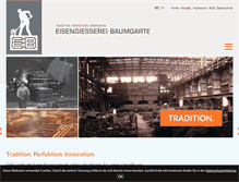 Tablet Screenshot of eisengiesserei-baumgarte.de